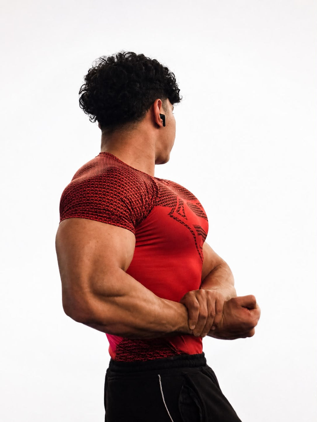 Superman Red Compression T-Shirt | Athletic Fit Gym & Casual Wear