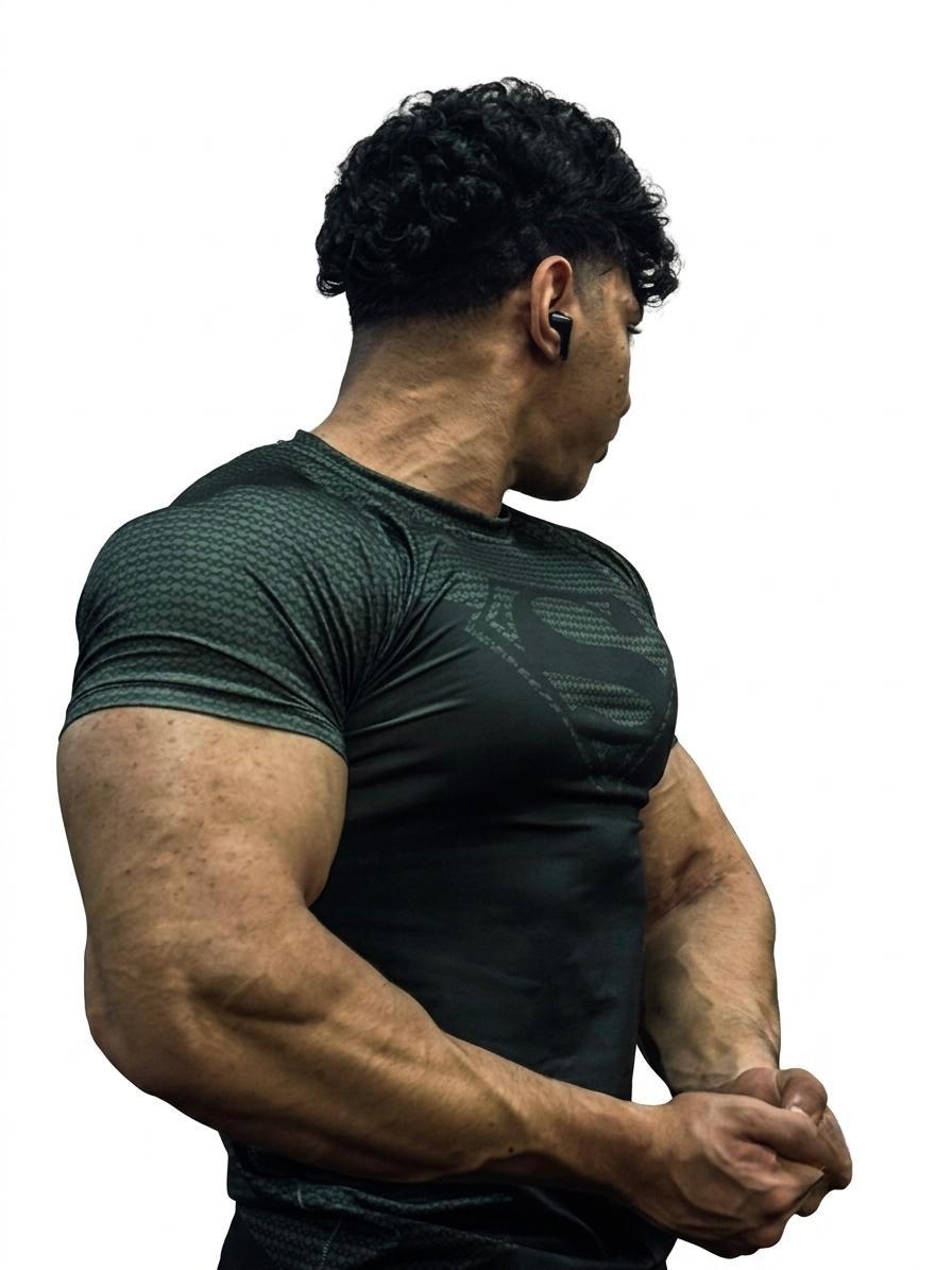Superman Dark Performance Compression T-Shirt